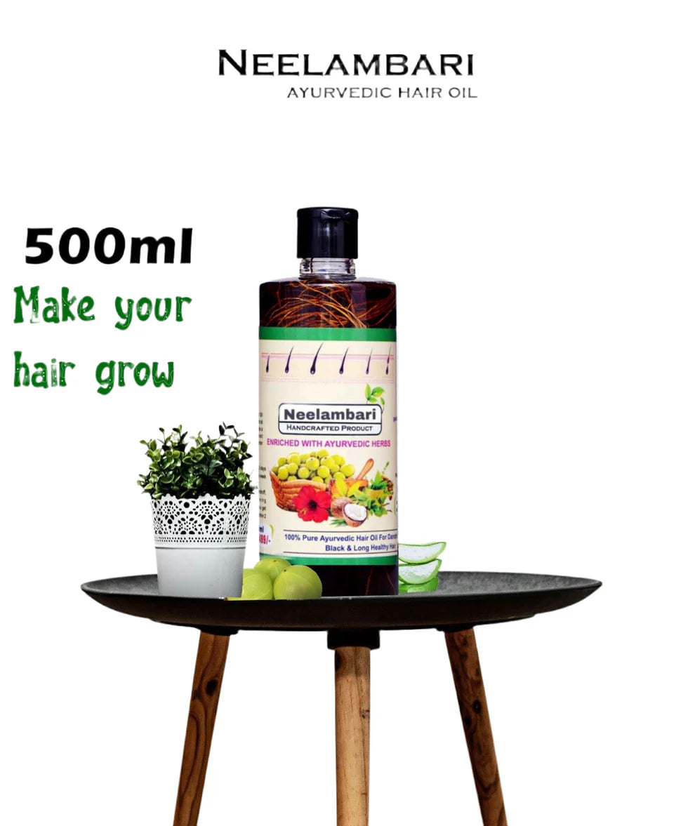 KARNATAKA HAKKI PIKKI NEELAMARI HERBAL HAIR OIL