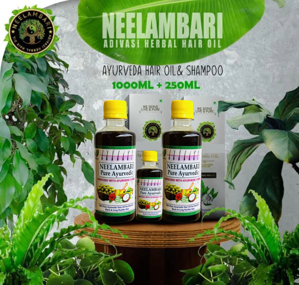 KARNATAKA HAKKI PIKKI NEELAMARI HERBAL HAIR OIL
